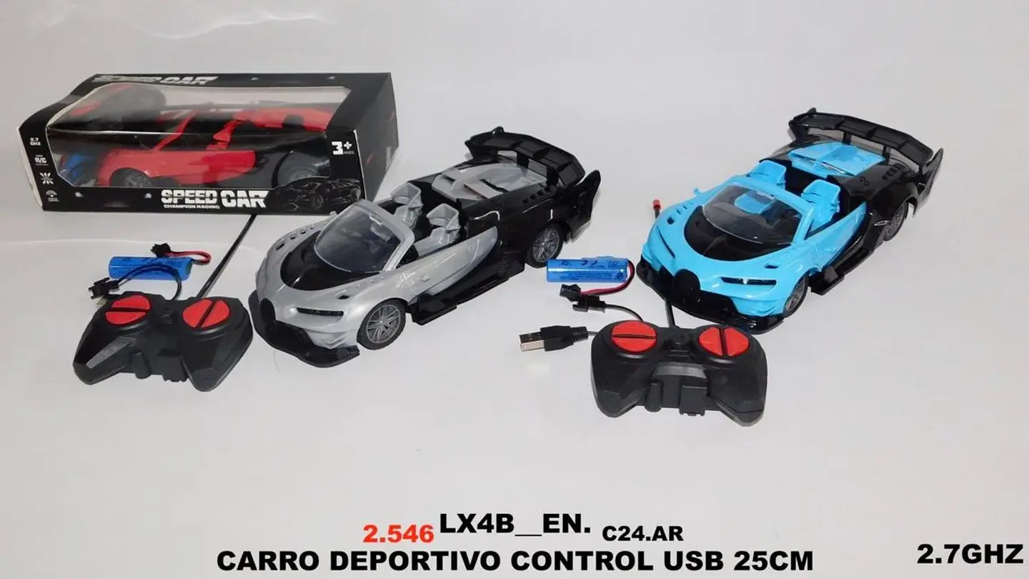 Carro Descapotable Sport Pilas Recargables A Control Remoto 8