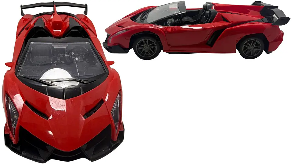 Carro Descapotado Sport Pilas Recargables Luz Control Remoto A Control Remoto 6
