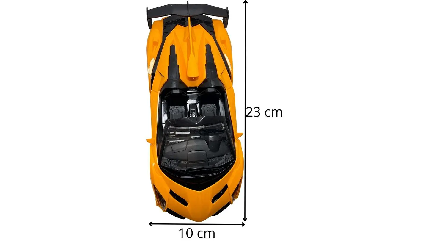 Carro Descapotado Sport Pilas Recargables Luz Control Remoto A Control Remoto 7