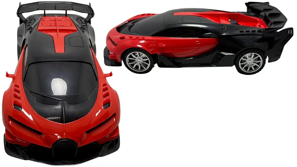 Carro De Carreras Sport Pilas Recargables Luz Control Remoto 3