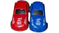 Pista De Carreras 360 7 Giros 2 Carros Azul Rojo Grande Túnel - Miniatura 3