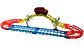 Pista De Carros Infantil Con Puente Y Auto Electrico Aventur Multicolor - Miniatura 2