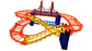 Pista De Carreras 2 Pisos Carro Rojo Con Puente Armable Pila Multicolor - Miniatura 6