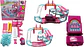 Pista 38 Pcs Carreras Blanco Rosada Para Niñas Carro Rosado Rosa Chicle - Miniatura 1