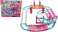 Pista 38 Pcs Carreras Blanco Rosada Para Niñas Carro Rosado Rosa Chicle - Miniatura 6
