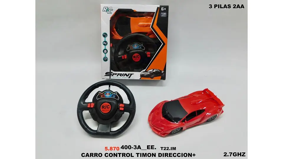 Coche Carros A Control Remoto Deportivo Pilas Aaa Para Niños 8