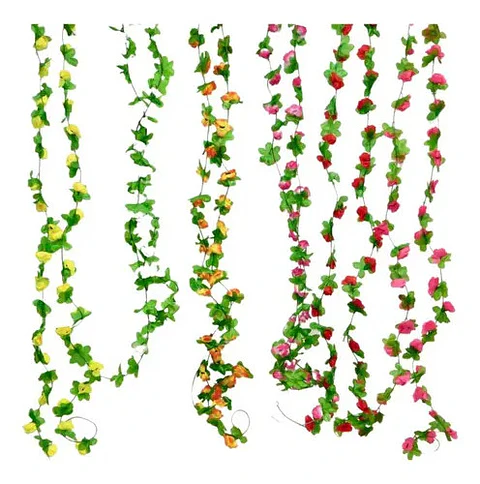 Enredadera Flor 1 Jardin 250cm Hoja Mata Rosas A121-85
