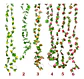 Enredadera Flor 1 Jardin 250cm Hoja Mata Rosas A121-85 - Miniatura 2