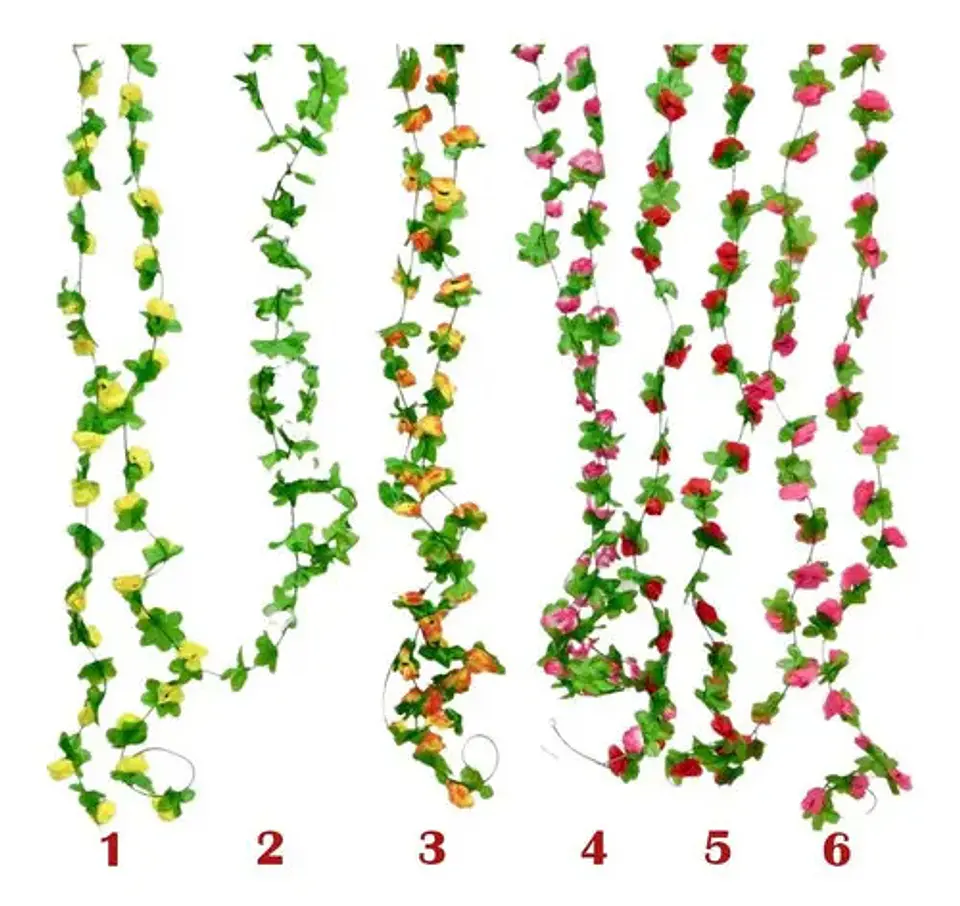 Enredadera Flor 1 Jardin 250cm Hoja Mata Rosas A121-85 2