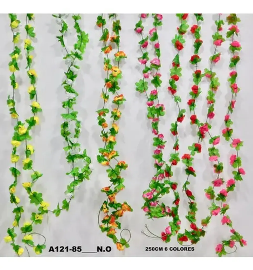 Enredadera Flor 1 Jardin 250cm Hoja Mata Rosas A121-85 3