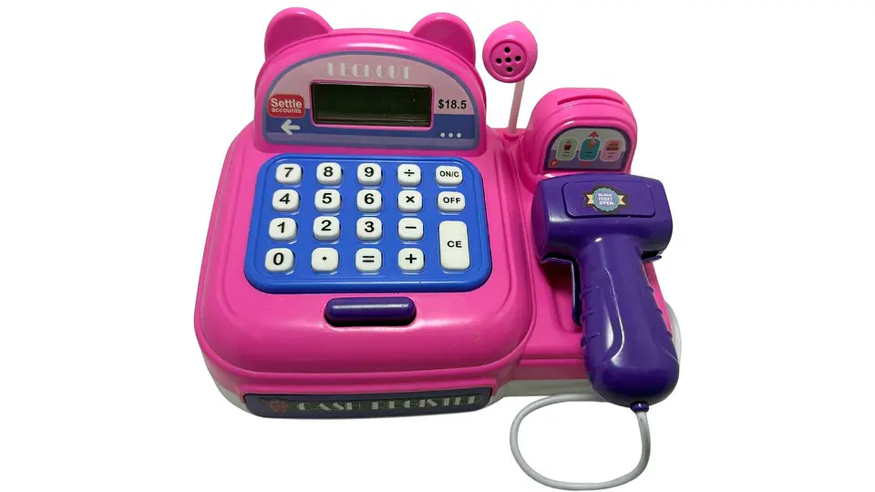 Caja Registradora Juego accesorios Juguetes Micrófono Niñas 4