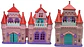 Casa de muñecas castillo mediano con accesorios juguete niñas - Miniatura 6