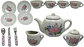 Set de tazas de té platos cubiertos en resina juguete niñas - Miniatura 1