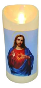 Religioso Virgen María  Jesús Vela Eléctrica Led  Decoración - Miniatura 2