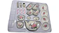 Set de tazas de té platos cubiertos en resina juguete niñas - Miniatura 6