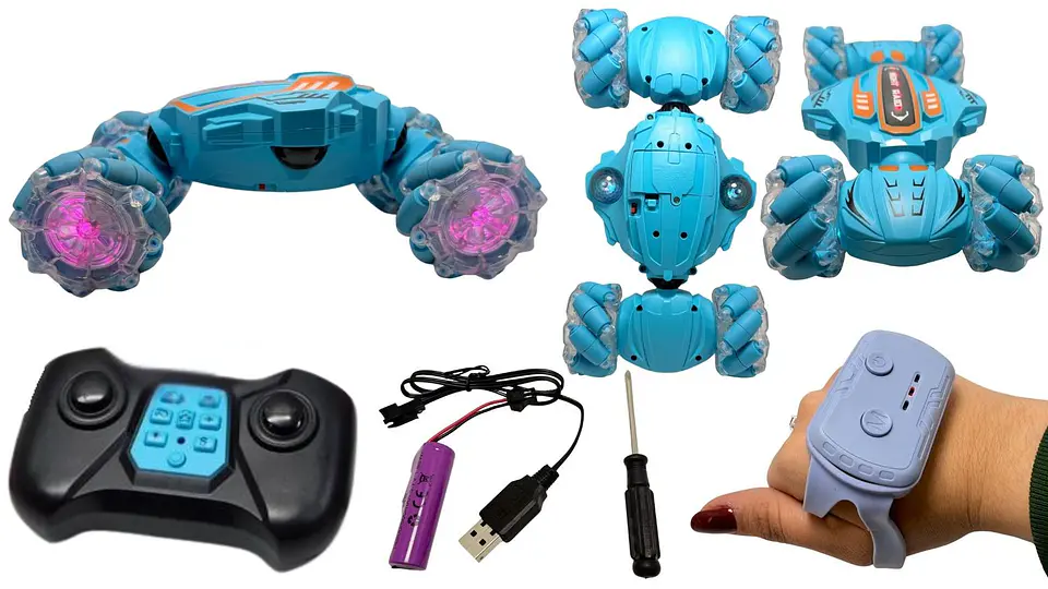 Carro Loco Con Luces Y Sonido A Control Remoto Juguete Niños 1