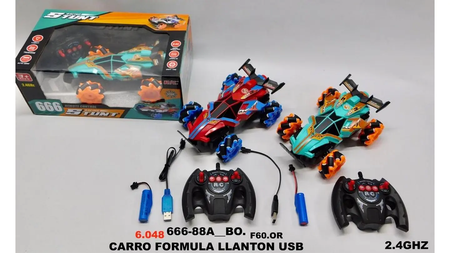 Carro Loco Deportivo Pilas Incluidas Luces A Control Remoto Carro Loco Todo Terreno 8