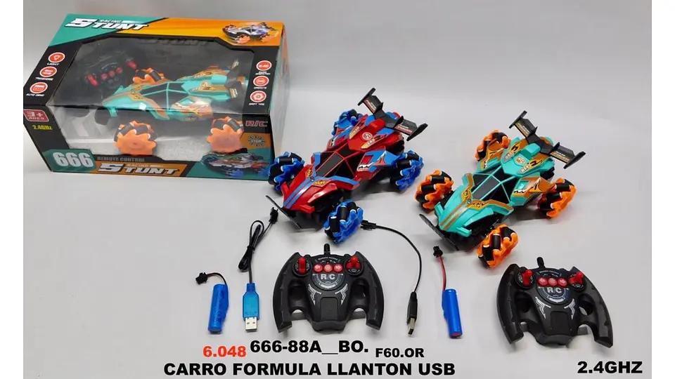 Carro Loco Deportivo Pilas Incluidas Luces A Control Remoto Carro Loco Todo Terreno 8