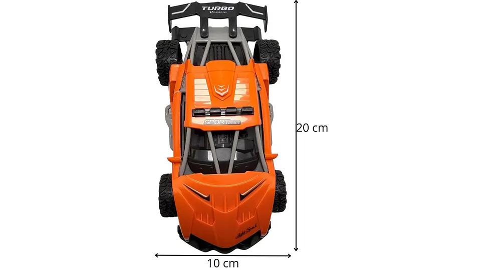 Carro Deportivo Pila Recargable A Control Remoto De Plástico 7