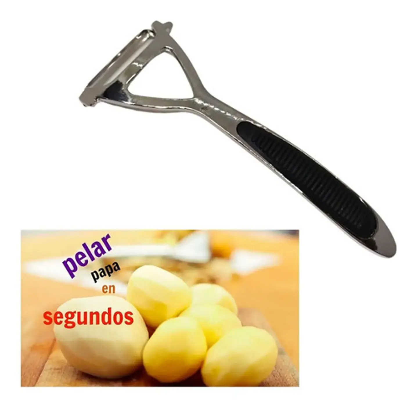 Pelador Cascaras Frutas Y Papas Utensilios Cocina Alimentos 3