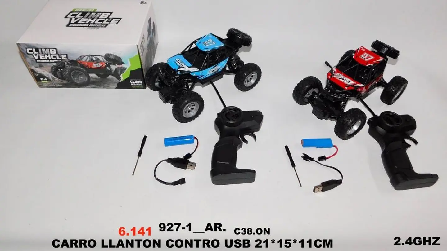 Carro Todo Terreno Pila Recargable A Control Remoto Plástico Carro A Control Remoto 8