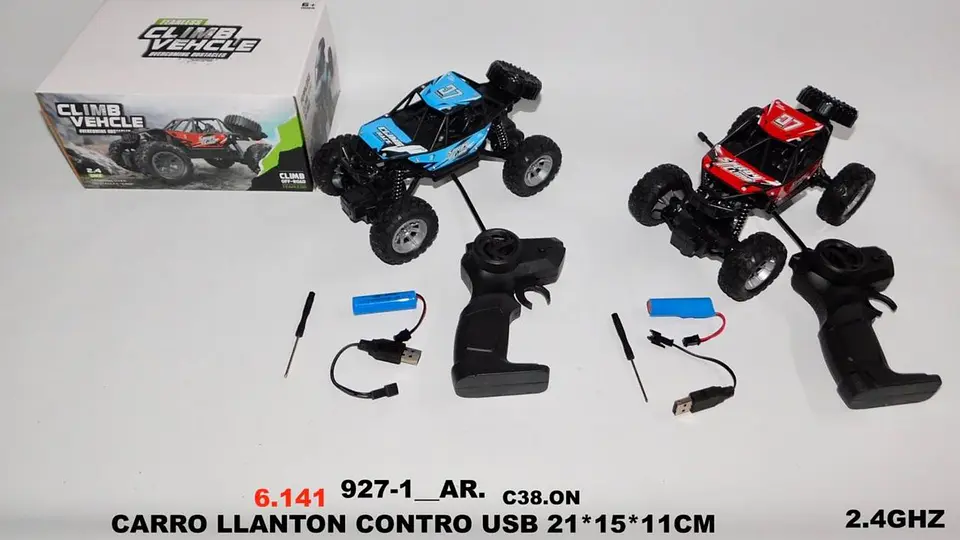 Carro Todo Terreno Pila Recargable A Control Remoto Plástico Carro A Control Remoto 8