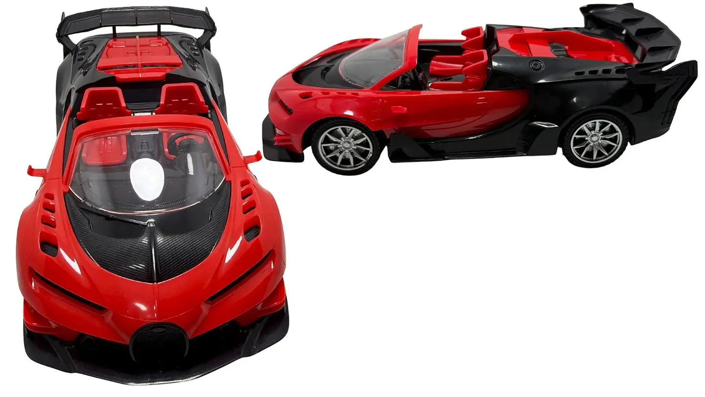 Carro En Estuche Pila Recargable Control Remoto De Plástico 4