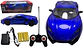 Carro Deportivo Metalizado Pila A Control Remoto De Plástico - Miniatura 2