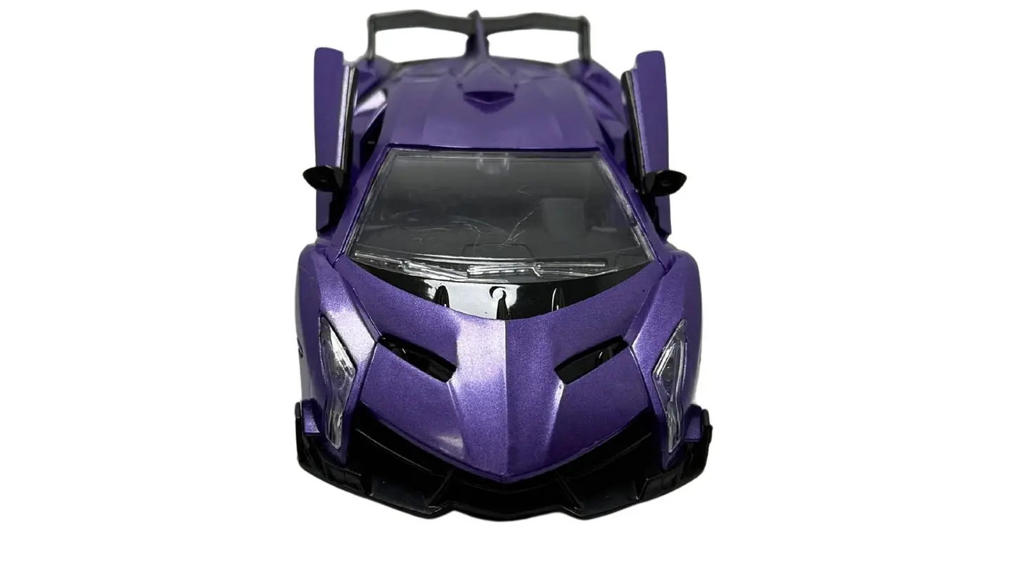 Carro Sport Niña Luz Recargable A Control Remoto Abre Puerta 3