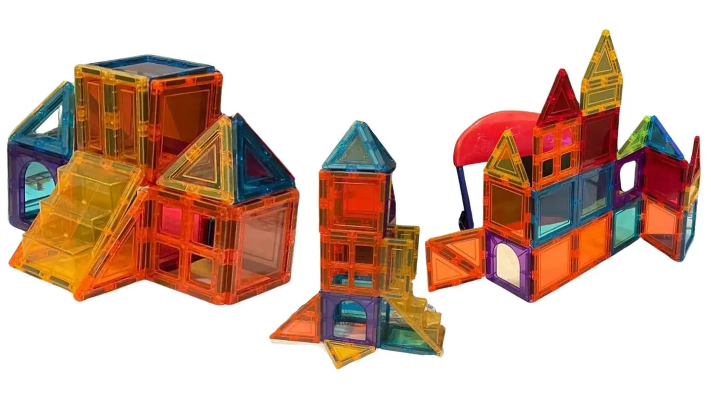 Bloques Magnéticos Set Construcción Imanes Educativos 34 Pcs Imanes 2