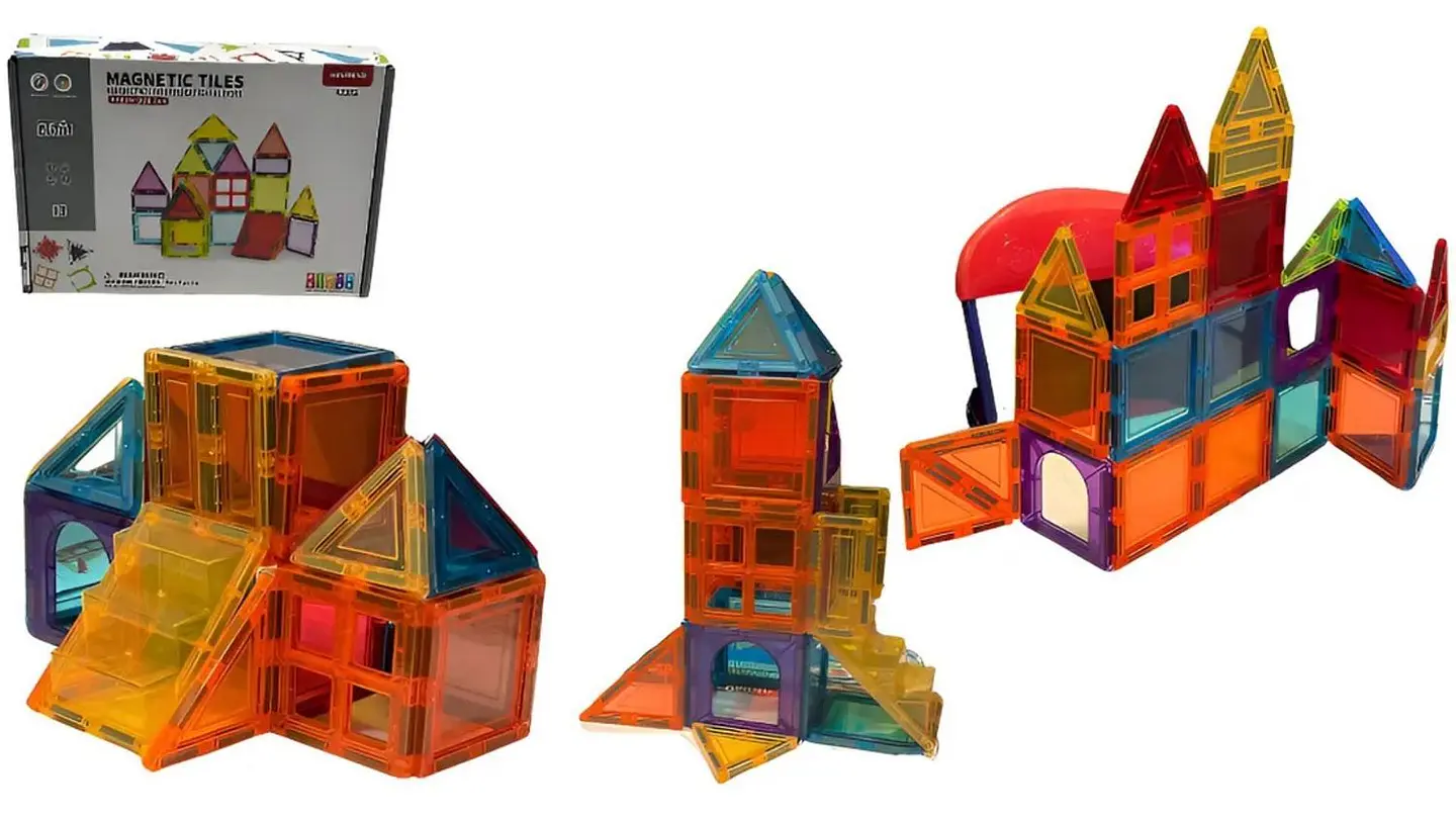 Bloques Magnéticos Set Construcción Imanes Educativos 26 Pcs 1