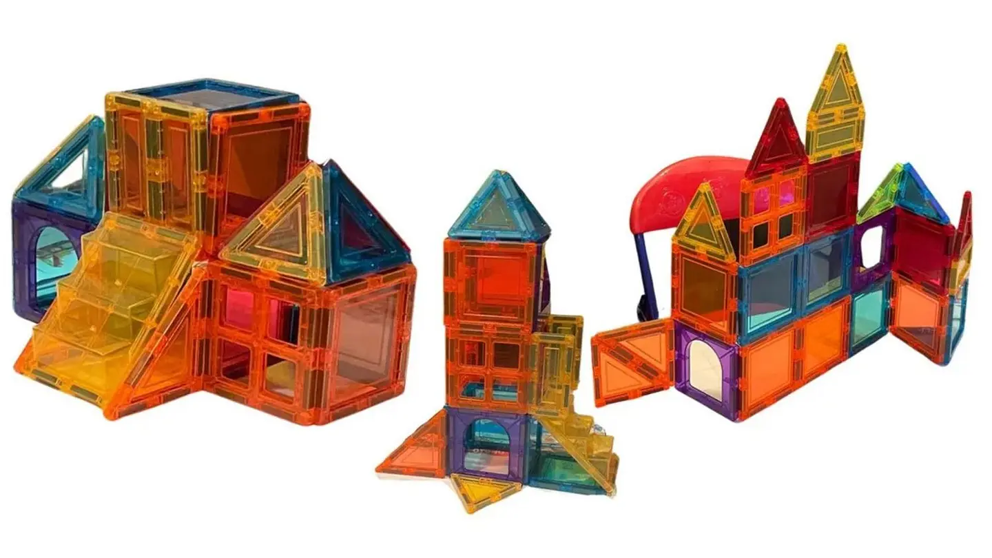 Bloques Magnéticos Set Construcción Imanes Educativos 26 Pcs 3