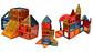 Bloques Magnéticos Set Construcción Imanes Educativos 26 Pcs - Miniatura 3