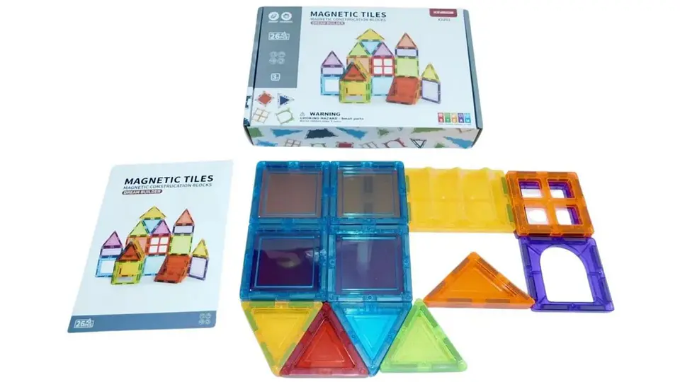 Bloques Magnéticos Set Construcción Imanes Educativos 26 Pcs 4