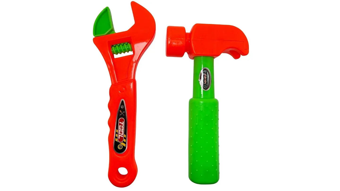 Juego Set Kit De Herramientas Plástico X11 Piezas Para Niños 5