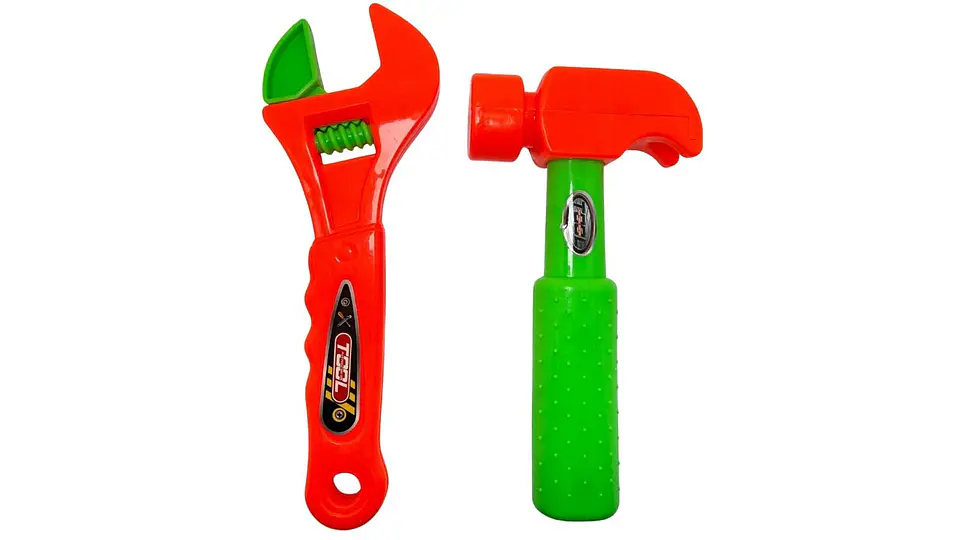 Juego Set Kit De Herramientas Plástico X11 Piezas Para Niños 5