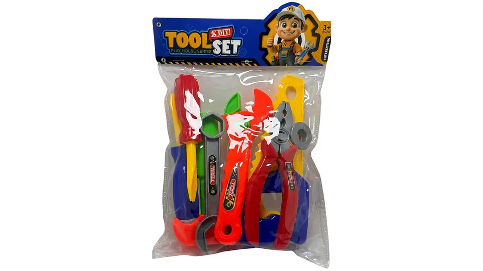 Juego Set Kit De Herramientas Plástico X11 Piezas Para Niños 6