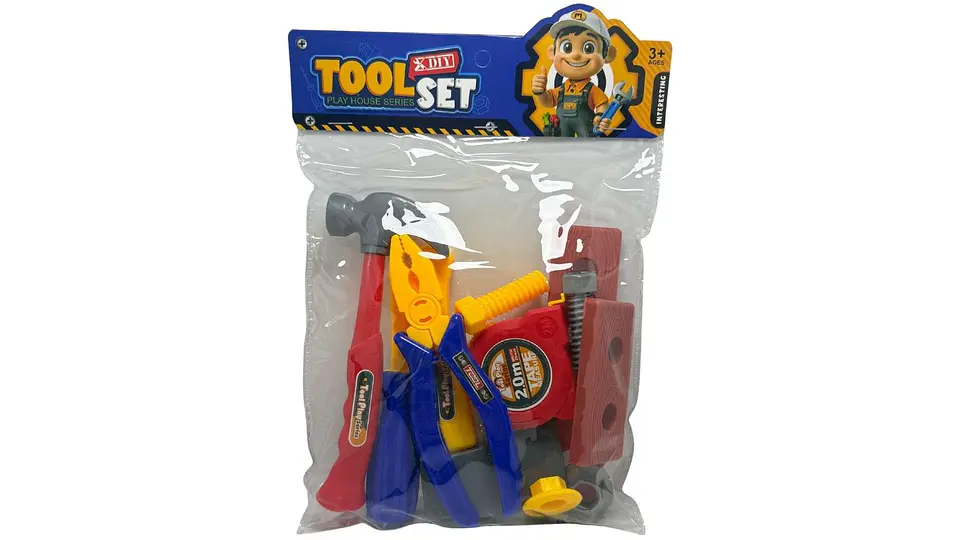 Juguete Set Herramientas Kit Plástico De X11 PCS Para Niños 6