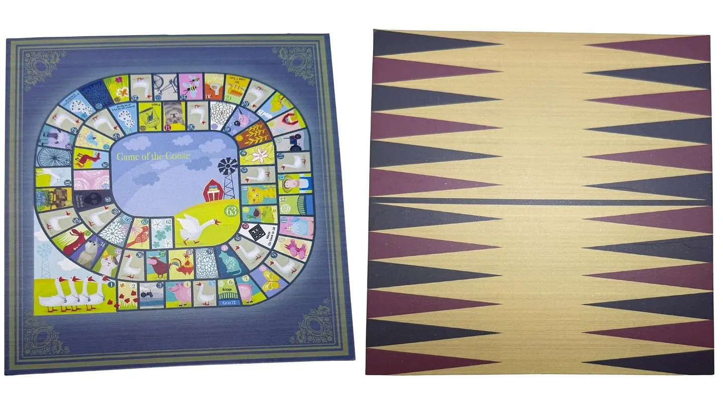 6 Tableros 12 en 1 Juegos de Mesa funny familia Dados fichas 2