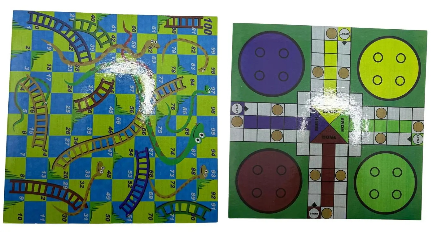 6 Tableros 12 en 1 Juegos de Mesa funny familia Dados fichas 4