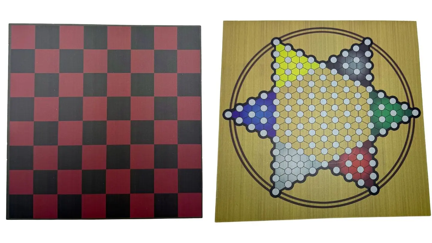 6 Tableros 12 en 1 Juegos de Mesa funny familia Dados fichas 5