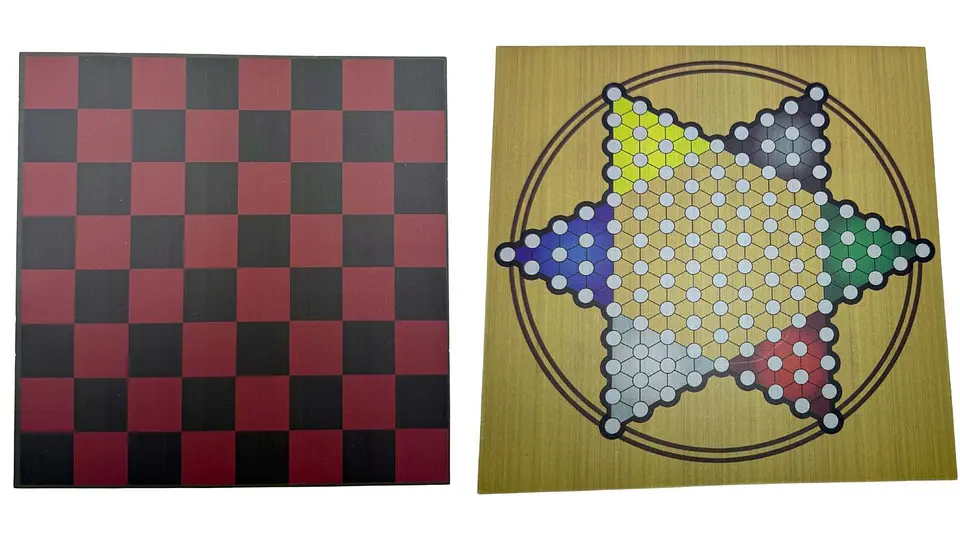 6 Tableros 12 en 1 Juegos de Mesa funny familia Dados fichas 5