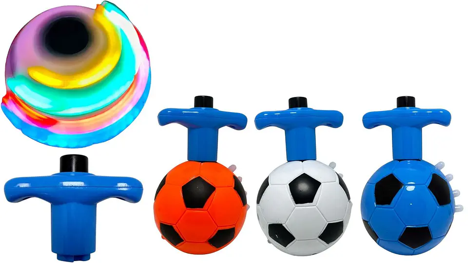 Trompo X1 Luces Balon Futbol Musica Sonido Colores Divertido Variado 1