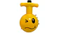 Trompo X1 Luces Emojis Smile Musica Amarillo Divertido Niños - Miniatura 5