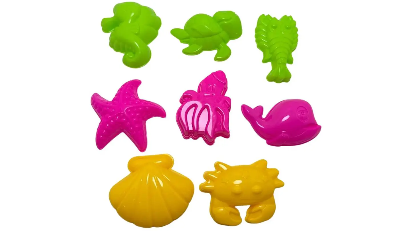 Arenero Animales Accesorios juguete Arena Artificial Moldes 2