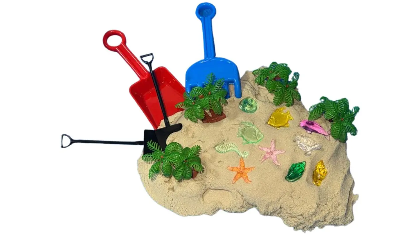 Arenero Animales Accesorios juguete Arena Artificial Moldes 5