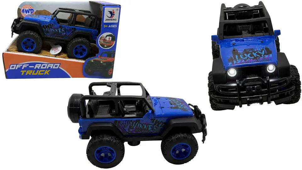 Carro manual Tab luz sonido forma jeep colores Juguete niños 5
