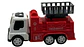Juguete Set de Carros Manuales Rojo de Bomberos X3und Niños - Miniatura 4
