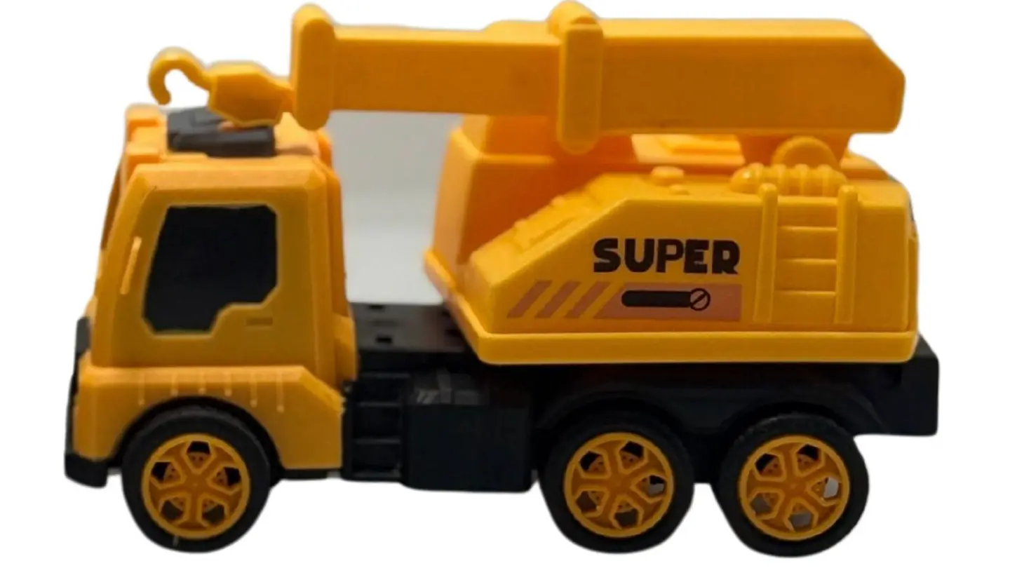 Juguete kit de Carros Manuales Amarillo de Construcción X3und Niños 3