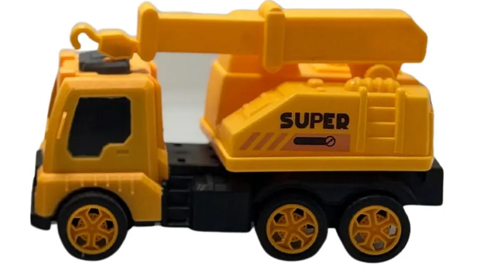 Juguete kit de Carros Manuales Amarillo de Construcción X3und Niños 3